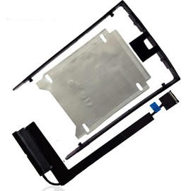 2.5" HDD Caddy Bracket with Right Side Hard Drive Connector Cable with Holder Tin Foil Replacement for Lenovo Thinkpad P50 P51 00UR835 DC02C007C10