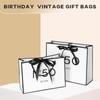QLSKO 30th/40th/50th/60th/70th Birthday Keepsake Gift Paper Bag for Her 1975