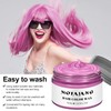Temporary Pink Hair Color Wax, Washable Temporary Hair Dye for