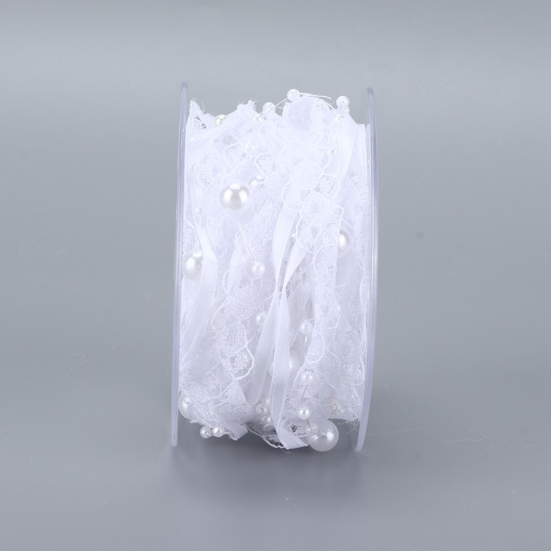 Lace Ribbon 2.0cm Wide 5m Long Good Performance Soft Nylon