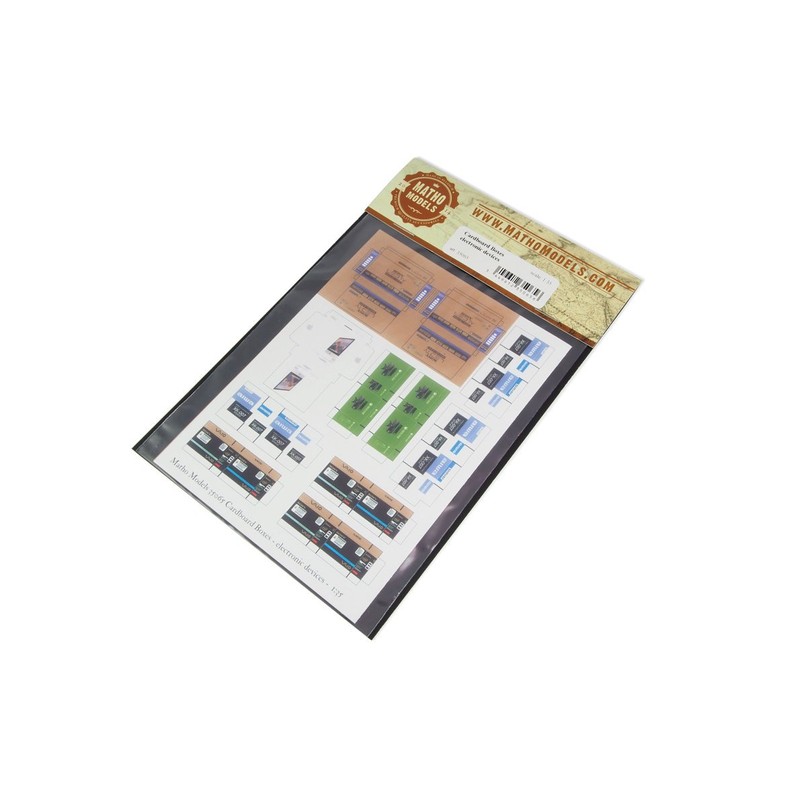 Maso Model MH35065 1/35 Cardboard Box Set (Electronics) Scene Accessories