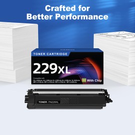 TN229XL 229XL TN229 High Yield Toner Cartridge Compatible Replacement for Brother TN229XL TN-229 Works with Brother MFC-L3720CDW L3780CDW L3765CDW HL-L3220CDW L3280CDW L3300CDW Printer (1-Pack Black)