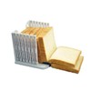 HEMOTON Plastic Bread Slicer for Homemade Bread, Adjustable Width, Multipurpose,