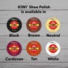 KIWI Shoe Polish, Brown, 1 Metal Tin, 1.125 oz