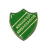 Capricornone Kindness Ambassador Gel Domed Green School Shield Badge