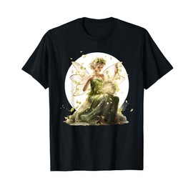 Enchanted Forest Fairy Mystical Butterfly & Floral T-Shirt