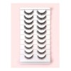 10 Pares Pestañas Postizas Maquillaje 3d Tipo Mink Naturales