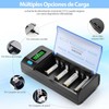 ENEGON Cargadores de Pilas Cargador para Pilas Ni-MH Ni-CD de