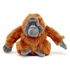 Zappi Co 100% Recycled Plush Orangutan Toy (22cm Width) Stuffed