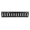 2PCS Powder Coated Black E Track Tie Down Rail Kit
