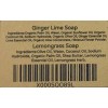 YANKEETRADERS Ginger Lime & Lemongrass - Natural, Vegan, Soap /