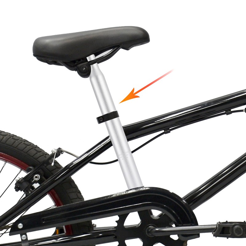 X AUTOHAUX 25.4x300mm Bicycle Seat Post Aluminum Alloy Seat Tube