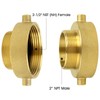 NOVINO Fire Hydrant Hose Adapter 2-1/2" NST/NH Female x 2"