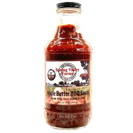 Spring Valley Farms BBQ Sauce 16 oz All Natural (Apple Butter BBQ Sauce)
