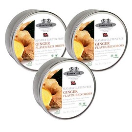 Simpkins Sugar Free Ginger Drops 175g (3 Pack)