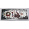 Brush Pile Santa Claus Christmas Banknote Holiday Signs Posters Banners