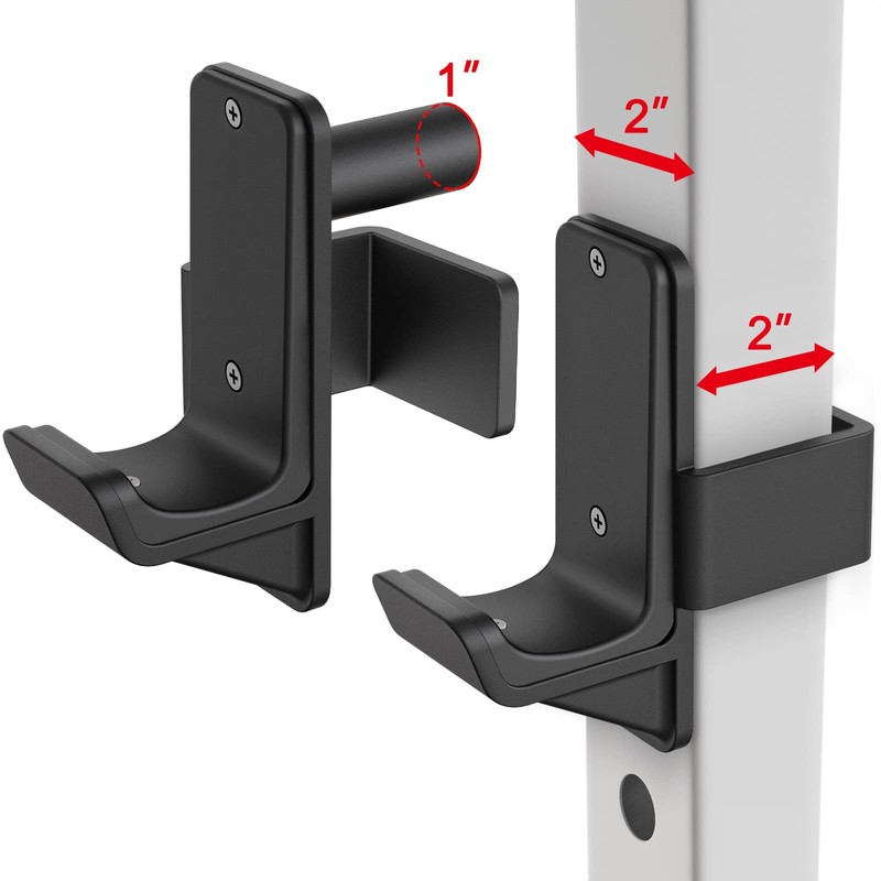 Kipika J-Hooks for 2" x 2" Power Rack with 1"
