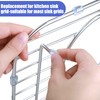 Chunful 60 Packs Kitchen Sink Rack Feet Rubber Feet for