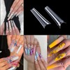 MEILINDS Long Fold Seamless XXL Max Nail French Nail Tips