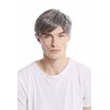Wig Me Up – GFW994 44 Men's Wig Short kurzhaarig Crown Fashionable Grey Dark