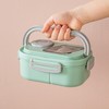 SDFNBRA Bento Lunch Box with Tableware, 1200ML Lunch Box-Double Layered