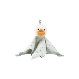 Sterntaler Edda Lou Cuddly Toy Comforter Small Duck Made of Jersey, with Rattle for Boys and Girls
