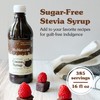 NuNaturals Stevia Syrup, Sugar-Free Sweetener, Plant-Based Sugar Substitute, Zero Calorie,