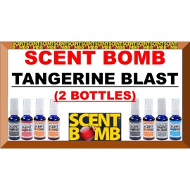 ScentBomb 2 GENUINE SCENT BOMB 100% Concentrated Air Freshener 2 BOTTLES (TANGERINE BLAST)