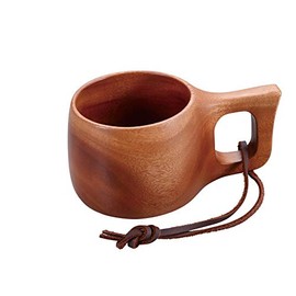 Captain Stag UP-2653 Wooden Tableware, Wooden Mug, Diner Mug, 10.1 fl oz (300 ml), Wood Breath