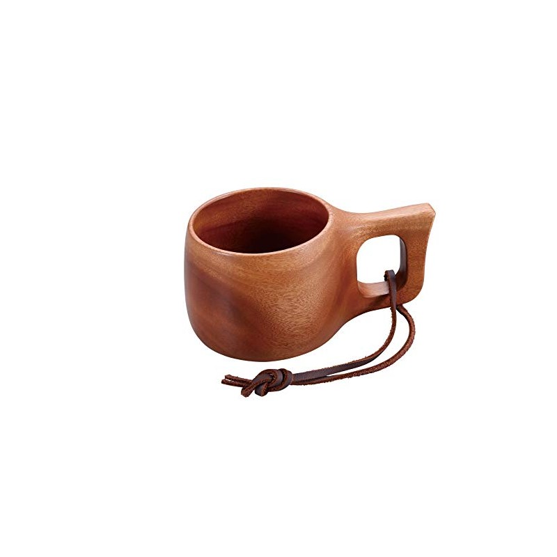 Captain Stag UP-2653 Wooden Tableware, Wooden Mug, Diner Mug, 10.1