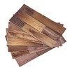 18PCS Wall Stickers Peel and Paste Wood Grain Furniture Refurbishment