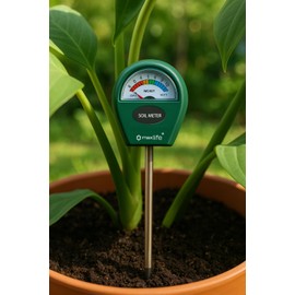 Moisture Meter, Plant Soil Moisture Meter Indoor & Outdoor, Hygrometer Moisture Sensor Soil Test Kit Plant Water Meter for Garden, Farm, Lawn (No Battery Needed)