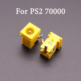Tekmihat Power Jack Charging Port Socket Charger Connector for PS2 70000 PSP 1000 2000 3000 Console (PS2 70000)