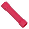Insulated Straight Butt Connectors Electrical Crimps Terminals Red 100pc