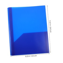 SHINEOFI Archival File Folder Holes Pastel Aesthetic Folder for Document Organizer