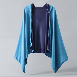 hooded beach towel cloak beach towel beach pool body towel gray