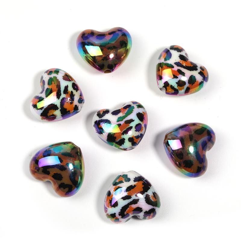 【B90】Qty 100 DIY accessories Straight hole hair ball loose bead