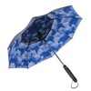 Sun Umbrella with Built In Fan Mister Spray Travel Umbrella