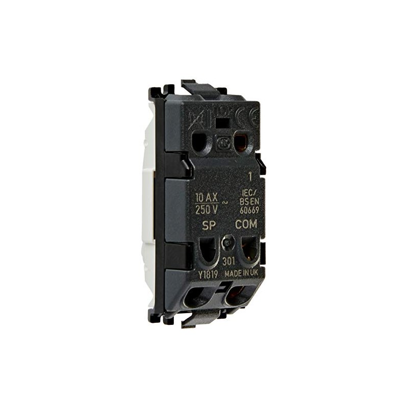 MK (ELECTRIC) Edge 10 Amp SP 1 Way White Switch