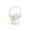 Grace Teaware Shamrock Fine Porcelain Tea Bag Basket