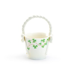 Grace Teaware Shamrock Fine Porcelain Tea Bag Basket