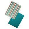 Dexam Striped Recycled Cotton Set of 2 Tea Towels -