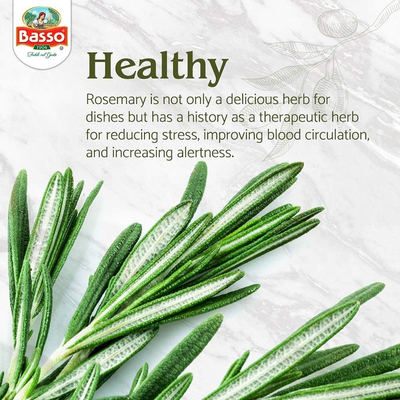 BASSO 1904 - Rosemary Oil, Infused Premium Extra Virgin Olive