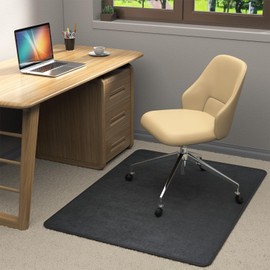 Heavy Duty Office Chair Mat for Carpet and Hardwood Floor Bohemian Desk Chair Mat Rug 36'' x 48'' Jacquard Woven Surface Floor mats for Office Home