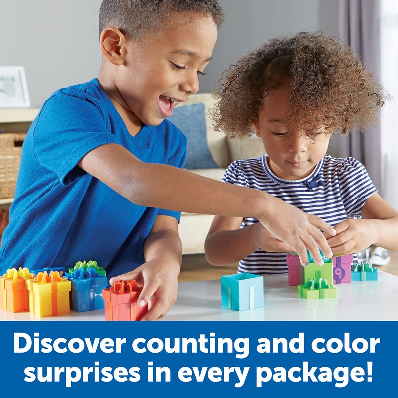 Learning Resources Counting Surprise Party - Toddler Montessori Toys, Stacking