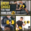 2-In-1 Adjustable Dumbbell Set 44 Lb, Adjustable Weights Used As