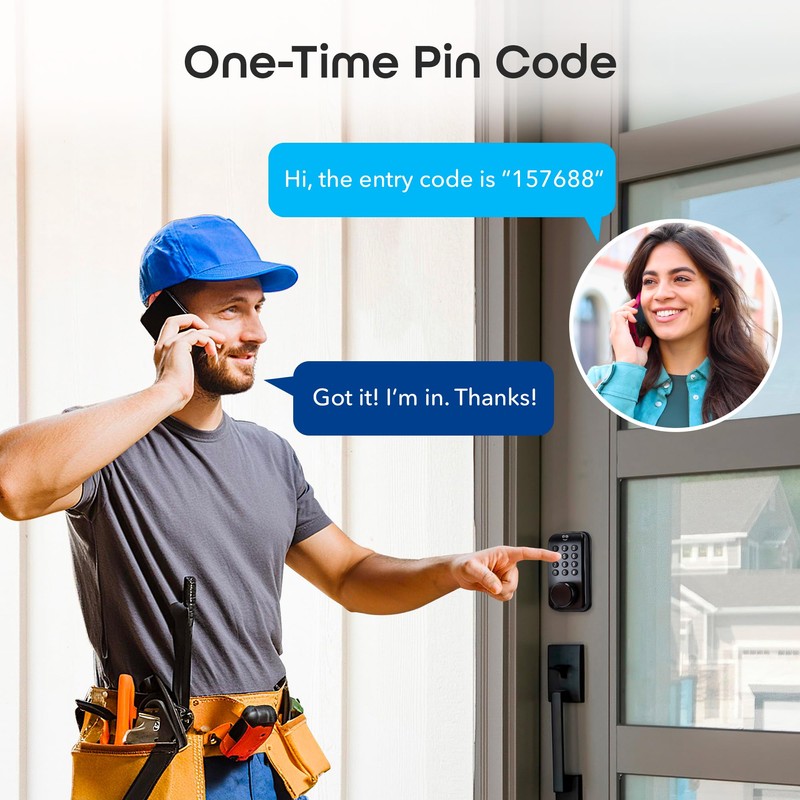 Geeni Keyless Entry Door Lock with Keypad, Smart Locks for