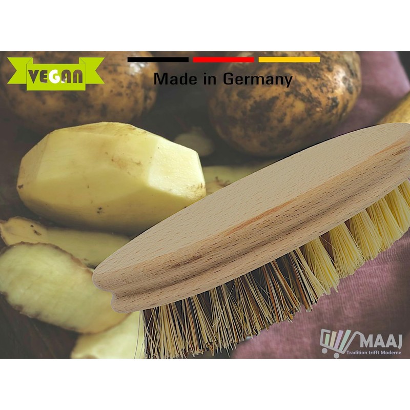 MAAJ Vegetable Brush and Mushroom Brush Set for Carrots, Vegetables,