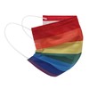 Komonee Face Mask 3 Ply Disposable Rainbow Dustproof Mouth Cover