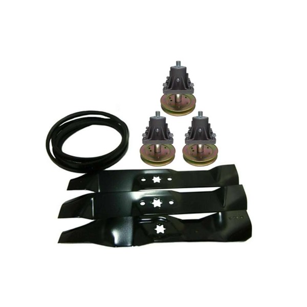 Rebuild Kit Blades Spindles Belt Fits Cub Cadet 46 in.